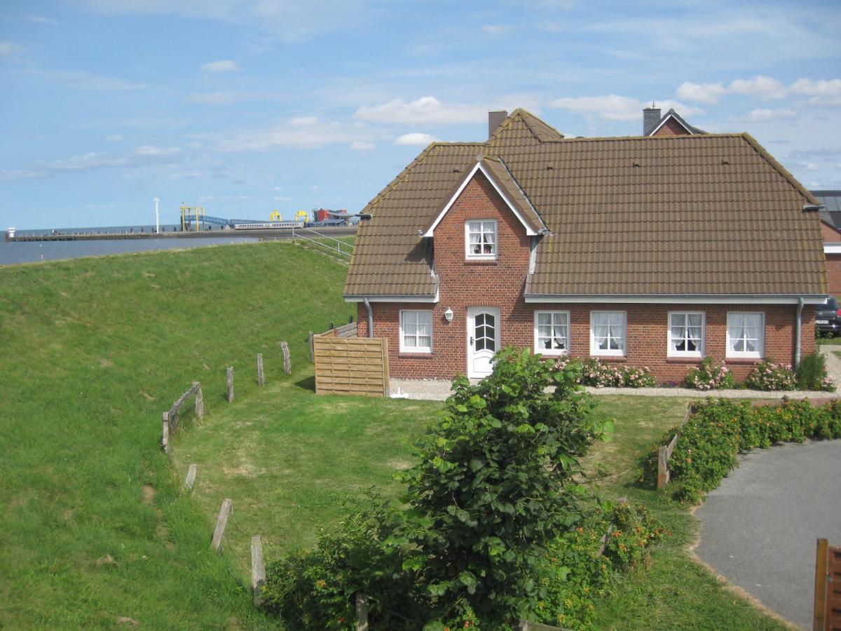Direkt Am Deich - Ferienwohnung Amrum Im Gaestehaus Am Badedeich Dagebüll Exteriér fotografie
