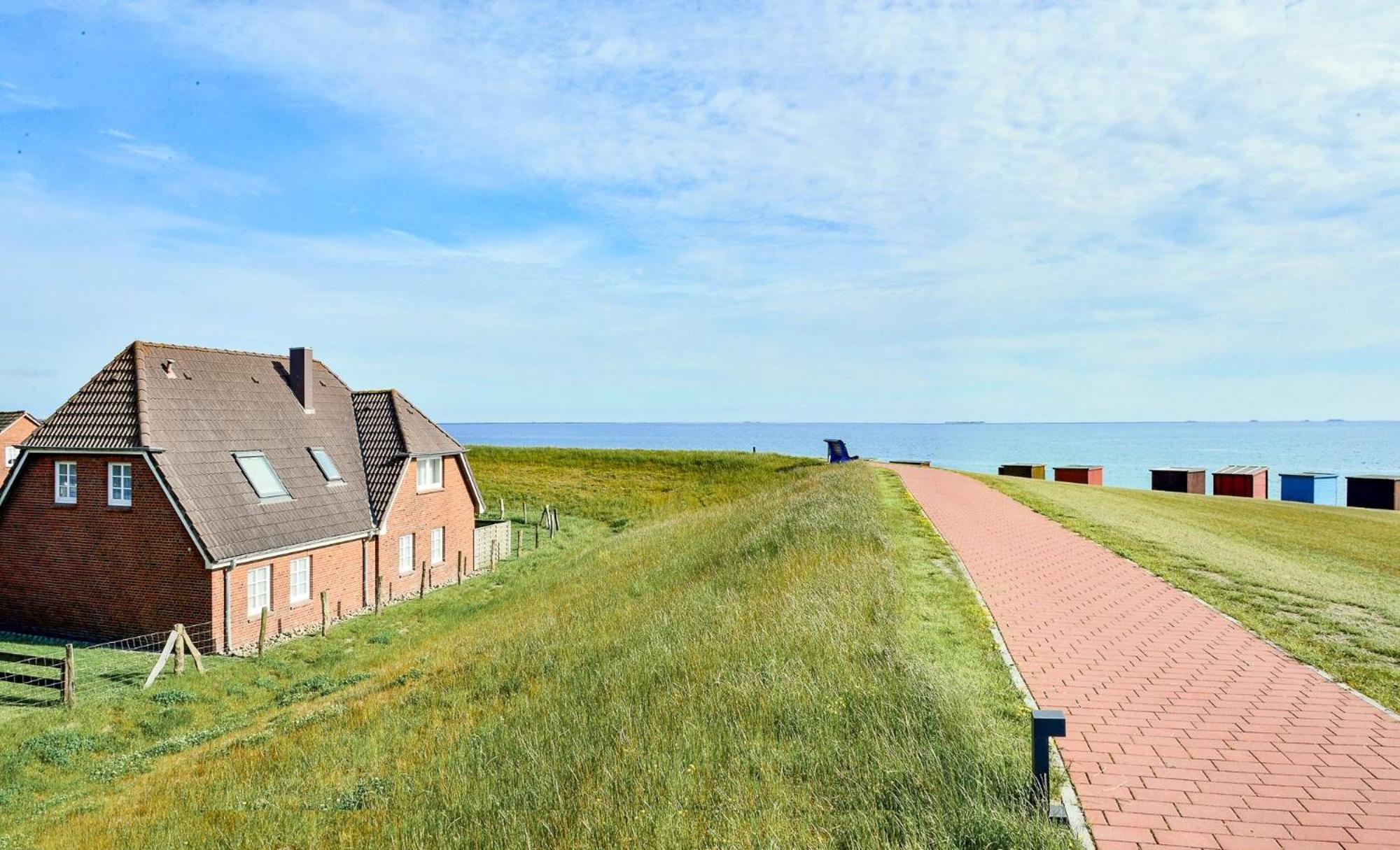 Direkt Am Deich - Ferienwohnung Amrum Im Gaestehaus Am Badedeich Dagebüll Exteriér fotografie