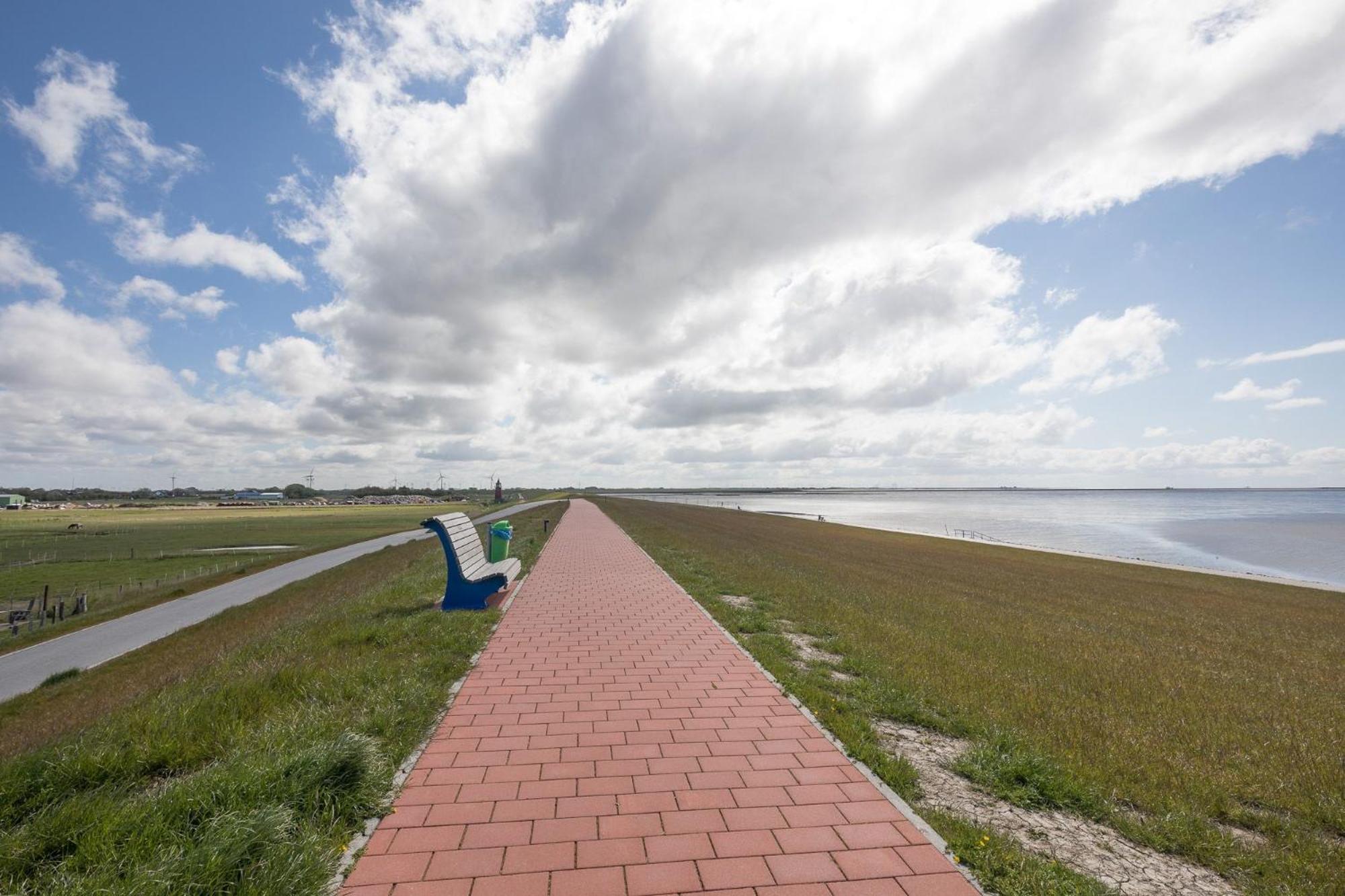 Direkt Am Deich - Ferienwohnung Amrum Im Gaestehaus Am Badedeich Dagebüll Exteriér fotografie